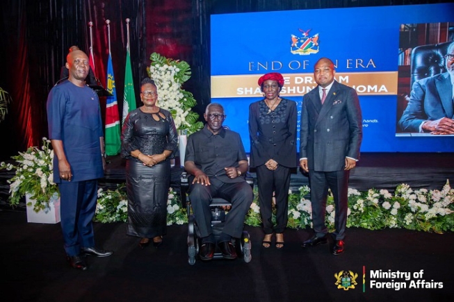 Ghana honours Namibia’s first President, Sam Nujoma