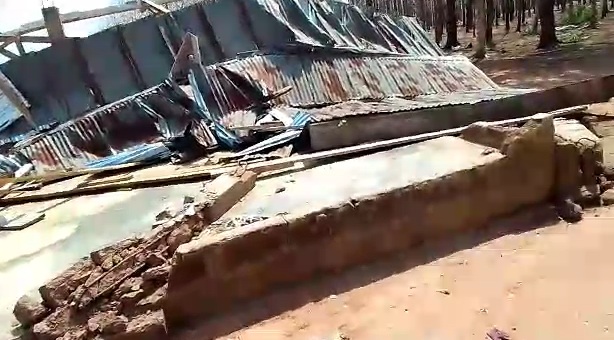Rainstorm ravages Kpandai District, leaving one dead and hundreds homeless