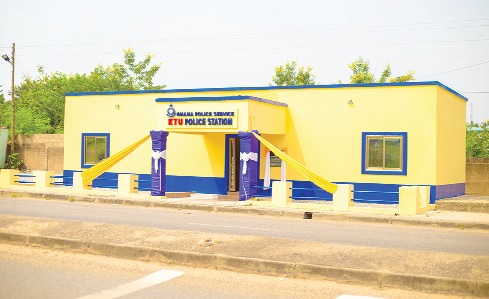 The new police station near the Koforidua Technical University The new police station near the Koforidua Technical University