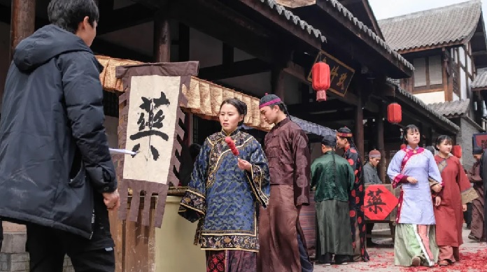 Many young graduates travel to Hengdian to work as movie extras in the studios' productions