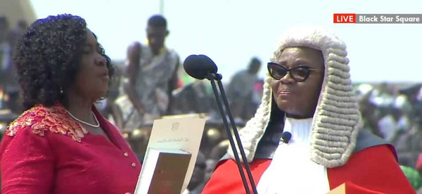 Prof. Naana Jane Opoku-Agyemang sworn in as Vice President