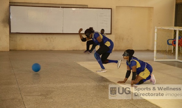 An action from the final game
