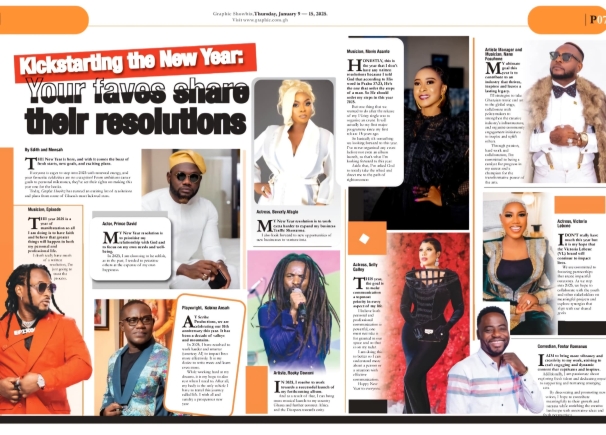 Kickstarting the New Year: Your faves share their resolutions 