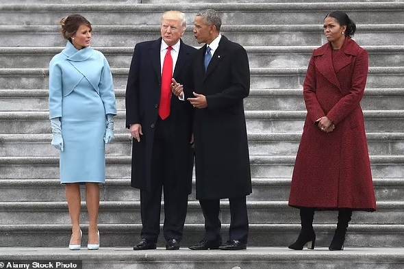 'Former President Barack Obama is confirmed to attend the 60th Inaugural Ceremonies. Former first lady Michelle Obama will not attend the upcoming inauguration,' the Office of Barack and Michelle Obama told the outlet