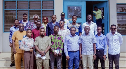 The student executive with the national executive of the IFMA Ghana Chapter