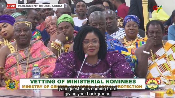 Agnes Naa Momo Lartey, Gender Ministry nominee