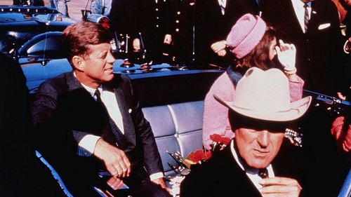 President John F Kennedy was killed while driving through Dallas in 1963.