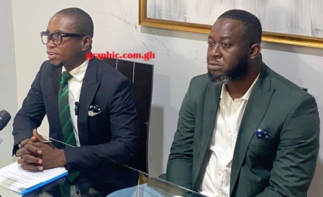 The complainant (right)