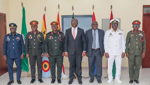 Military hierarchy pledges support for Minister of Defence, Omane Boamah