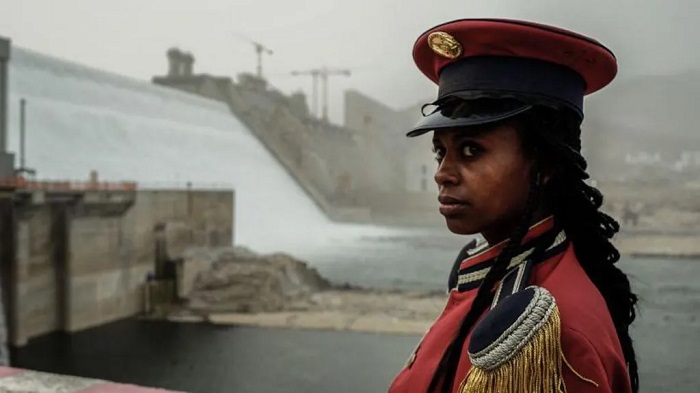 The dam is the biggest hydro-electric project in Africa