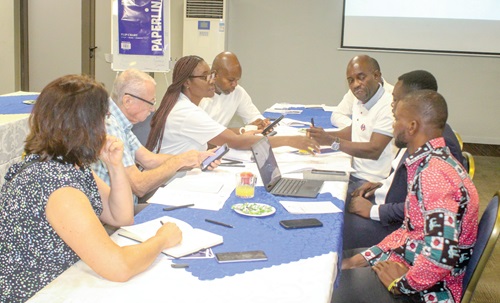 Some participants in a group discussion. Picture:  ERNEST KODZI 