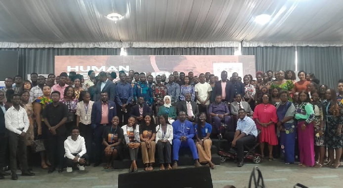 Participants after the launch of the report