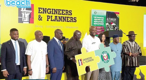 Ibrahim Mahama (4th from right) with Sir Sam Jonah (4th from left) and other stakeholders after the sealing of the deal 