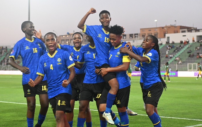 Tanzania hold defending champions South Africa to a draw in WAFCON Group C clash
