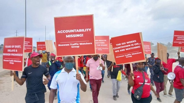 Residents demand action on deplorable Ofankor-Nsawam road