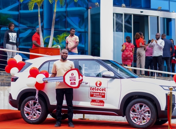 Telecel rewards 12th Dream Car Promo winner 