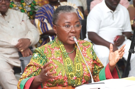 Emelia Arthur, Minister  of Fisheries and Aquaculture