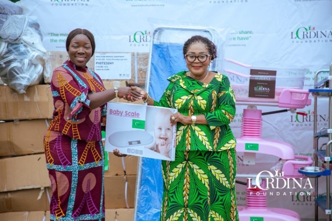 Lordina Foundation donates medical equipment to Techiman North to support healthcare delivery