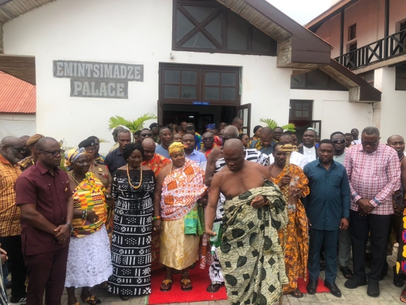 Oguaa Chiefs invoke blessings for Vice-President Naana Jane Opoku-Agyemang and Ghana