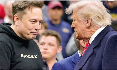 A war of words has escalated between Donald Trump and Elon Musk