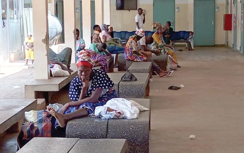 Some patients at TTH waiting for consultation since morning
