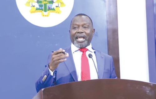Attorney-General and Minister for Justice, Dr Dominic Ayine