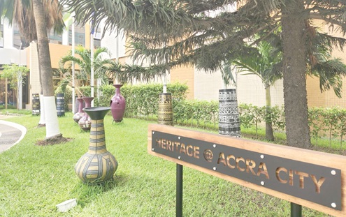 Entrance of Accra City Hotel