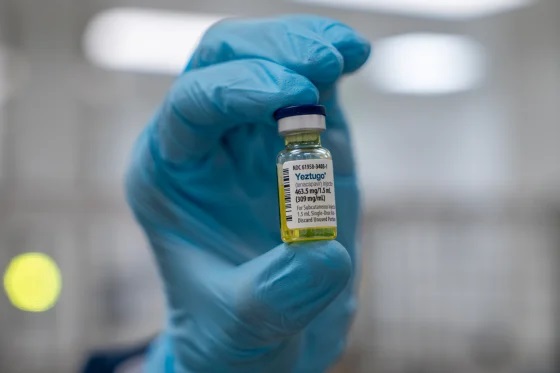 A Yeztugo vial. Gilead Sciences