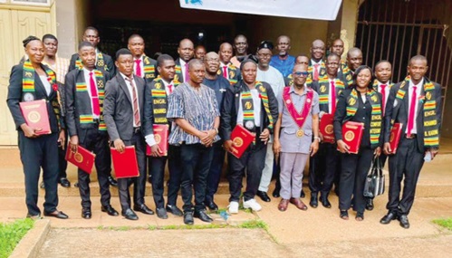 Members after the induction ceremony