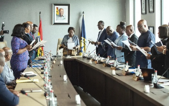 Bank of Ghana Governing Board sworn into office by Vice President 