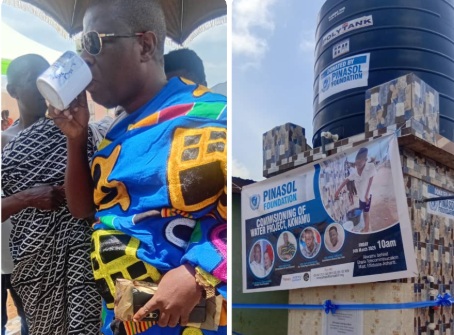 NGOs provide solar-powered borehole for Akwamu community