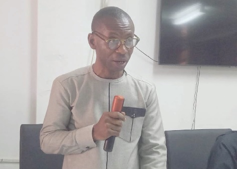 David Agyemang, Senior Programme Manager, Sightsavers, speaking at the event