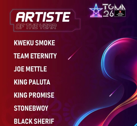 26th TGMA: Check out the Artiste of the Year nominees