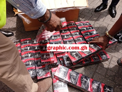 Customs seizes 40-foot container of undeclared opioid pharmaceuticals at Tema Port