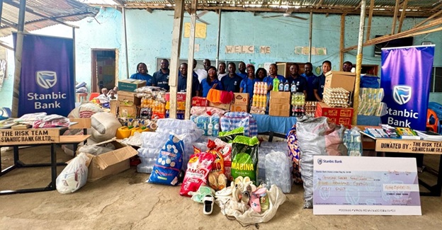 Stanbic Risk Team supports Bawjiase Graceland Childcare School