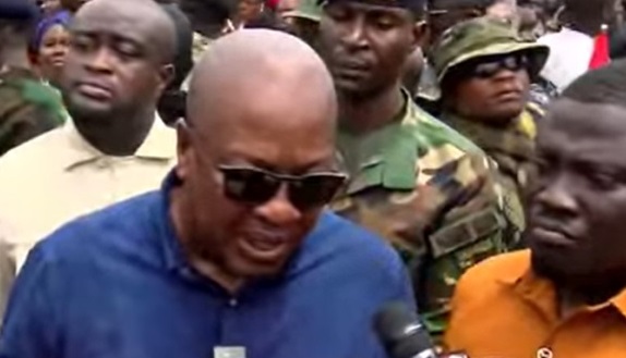 President John Mahama visits Adum
