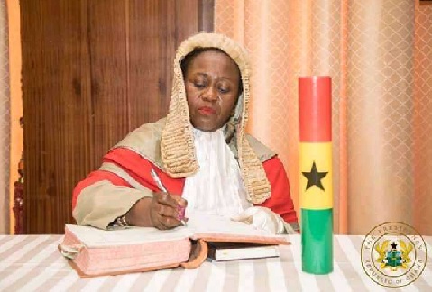 The Chief Justice, Her Ladyship Gertrude Torkonoo