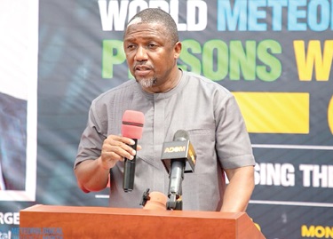 Alfred Nortey, Director-General of Administration at the Ministry of Communications, Digital Technology and Innovation, speaking at the event