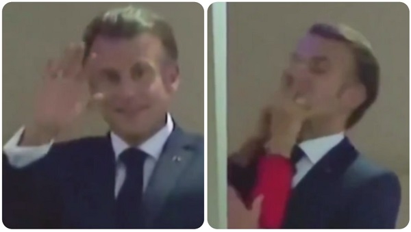 French President Emmanuel Macron denies being slapped by wife in viral video