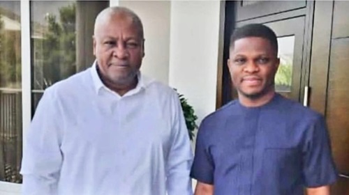President John Mahama (left) with Sammy Gyamfi