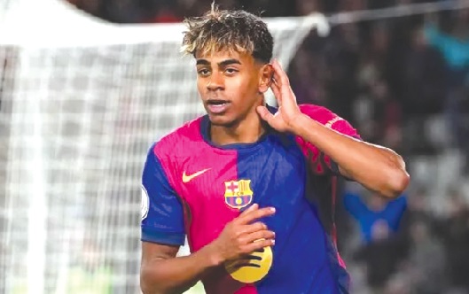 Lamin Yamal— One of Barca’s youngsters