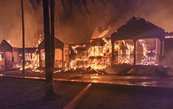 Fire guts 33 rooms at two beach resorts in Ellembelle District