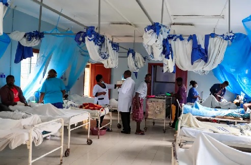Patients are treated at a hospital in Naivasha, Nakuru County, Kenya 