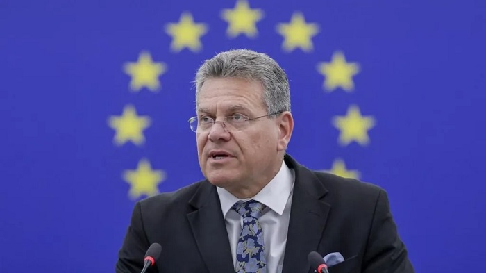 EU Trade Commissioner Maros Sefcovic warned that Europeans "stand ready to defend our interests"