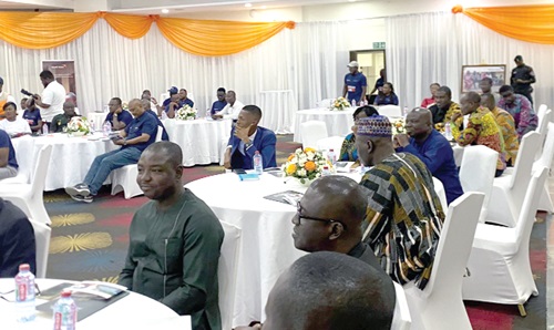 The invited guests at the launch The invited guests at the launch