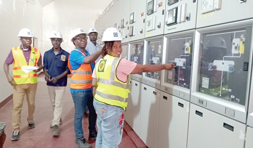 Staff of ECG at the newly installed facilities