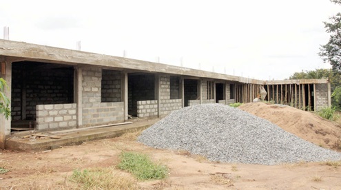 The ongoing Ho Municipal Education Office project
