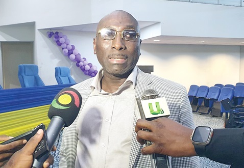 Abraham Amaliba, acting Director-General, National Road Safety Authority, in an interview with the media. Picture: ERNEST KODZI 