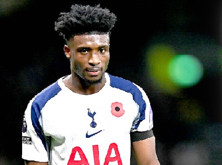 Mohammed Kudus injury not serious and he is expected back to the Tottenham team soon
