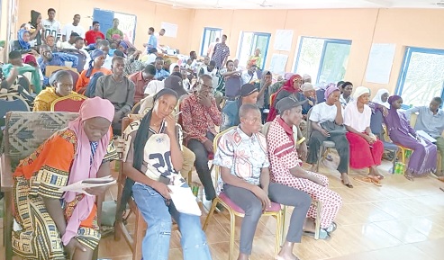 The participants in the training The participants in the training